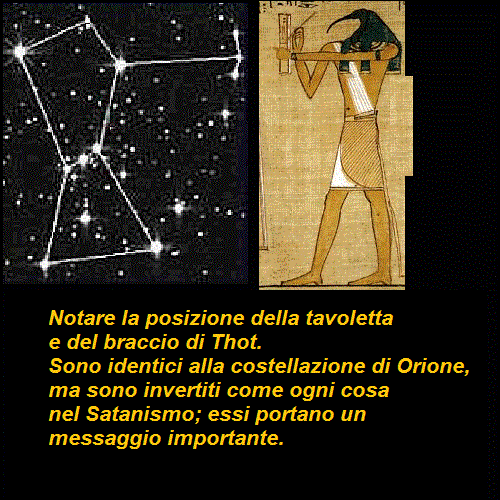 Thoth e la costellazione di Orione